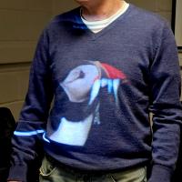 Martin Whyte "displaying" his winning picture!!